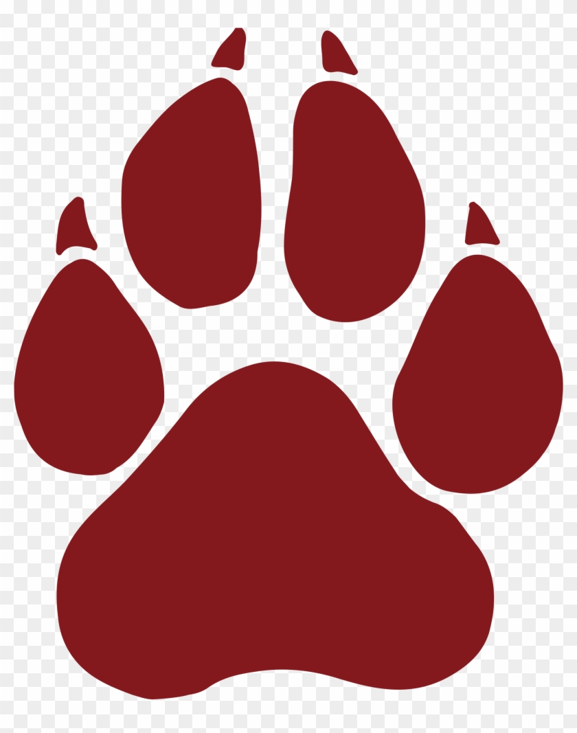 German Shepherd Paw Print Thin Blue Line Paw Print, HD Png Download