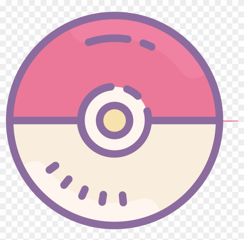 Pokeball Icon Png - Transparent Background Png Pokeball, Png