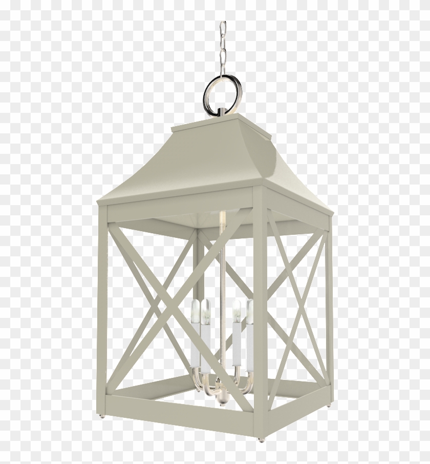 Essex Xl Lantern Nickel Ceiling Fixture, HD Png Download 1000x1000