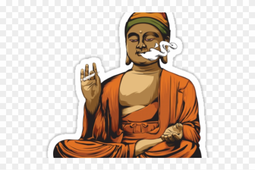 Buddha Smoking A Blunt, HD Png Download, png image, 640x480.