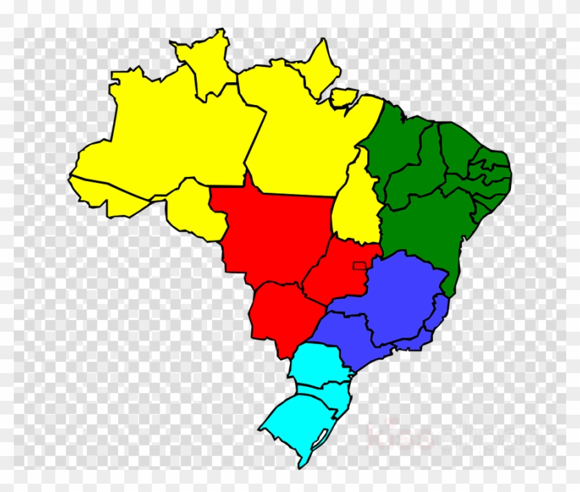 Maps Vector Brazil Clipart Brazil World Map Png Download Color Brazil Map Outline Transparent Png 900x7 Pinpng