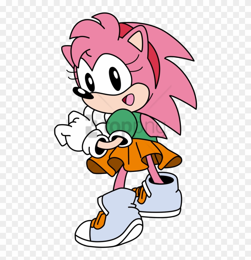 Amy Rose Png Full Hd Transparent Background Free Download - PNG Images