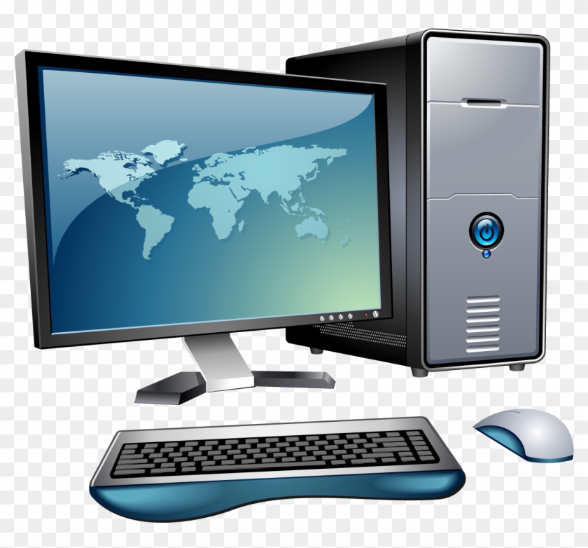 Computer Pc Png Transparent Free Drawing Of Computer System Png