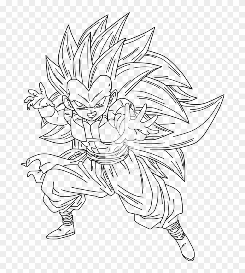 Super Saiyan 4 Gogeta Free Coloring Pages - Gogeta Super Saiyan Blue  Drawing, Full Size PNG…