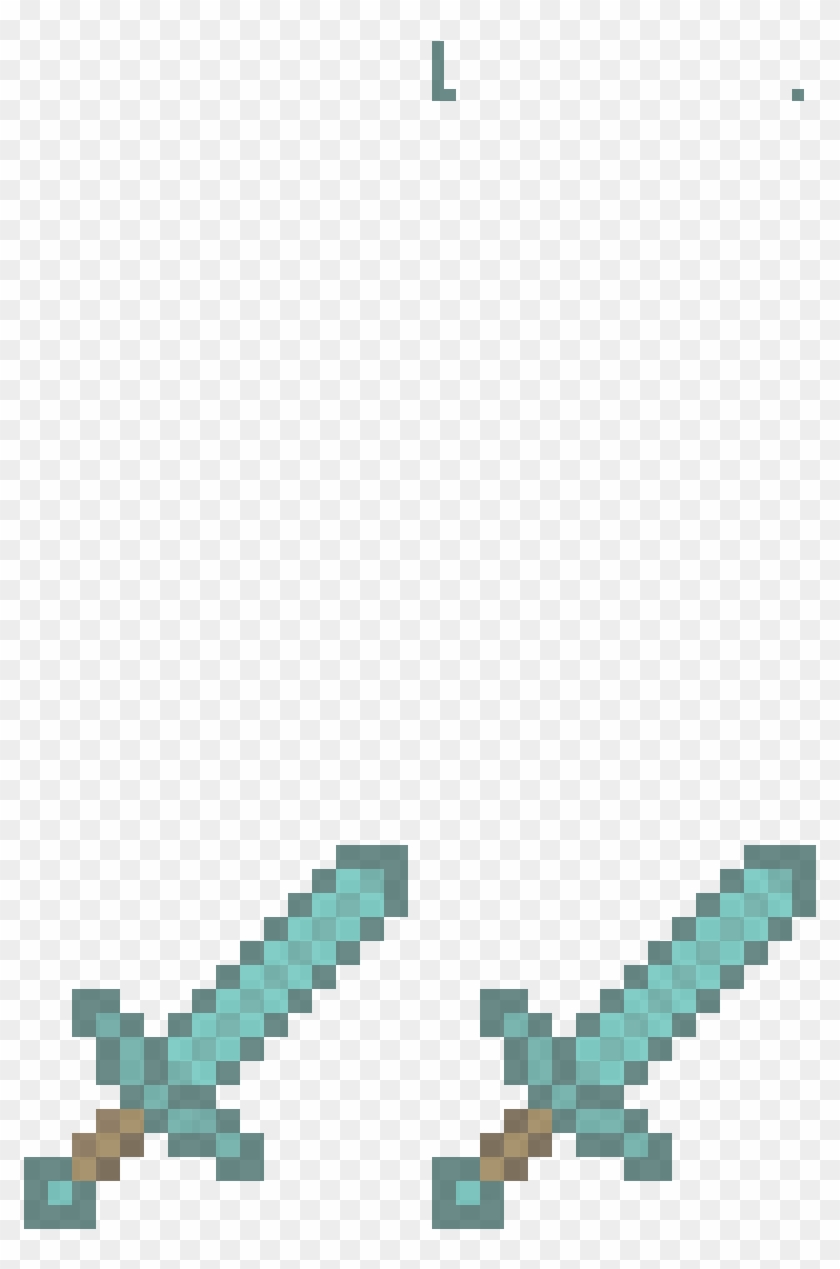 Transparent Minecraft Diamond Sword Png - Iron Sword Minecraft