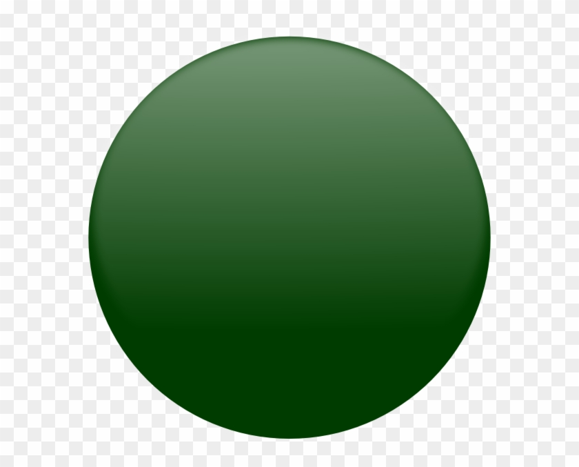 Ball Dark Green Clip Art At Clker - Circle, HD Png Download - 600x597