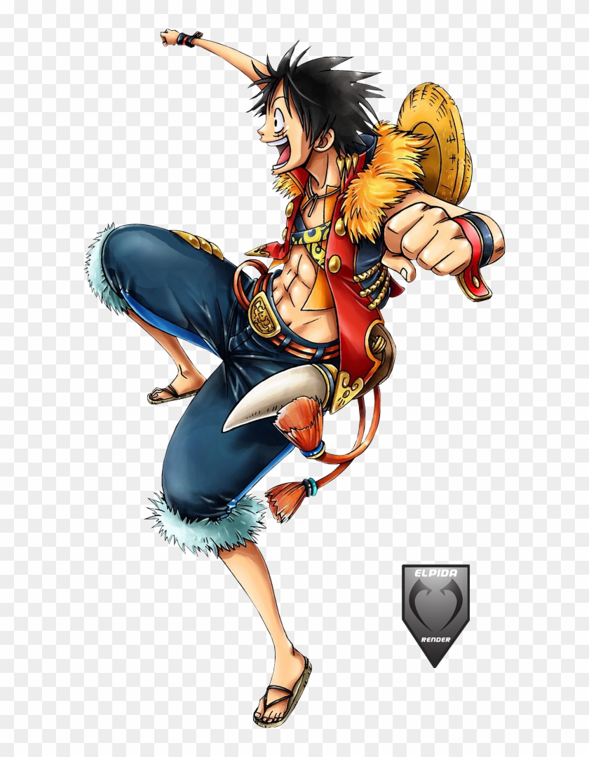 Free: No Caption Provided No Caption Provided - One Piece Luffy Png 