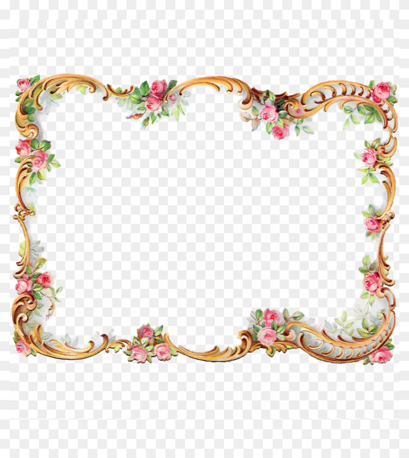 Free Png 15 Frame Borders For On Mbtskoudsalg Flower
