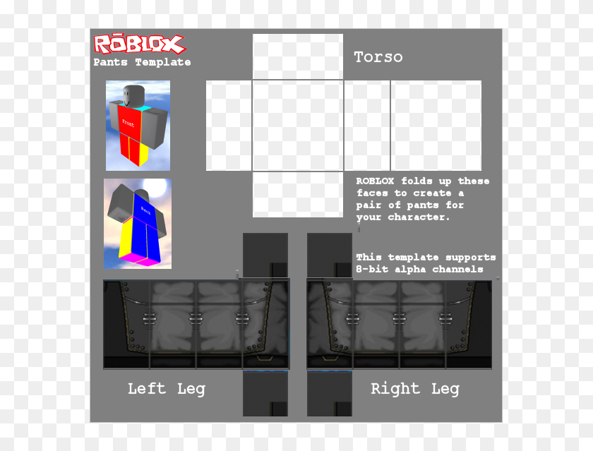 Roblox Pants Template 125619 - Roblox Suit Pants Template, HD Png ...