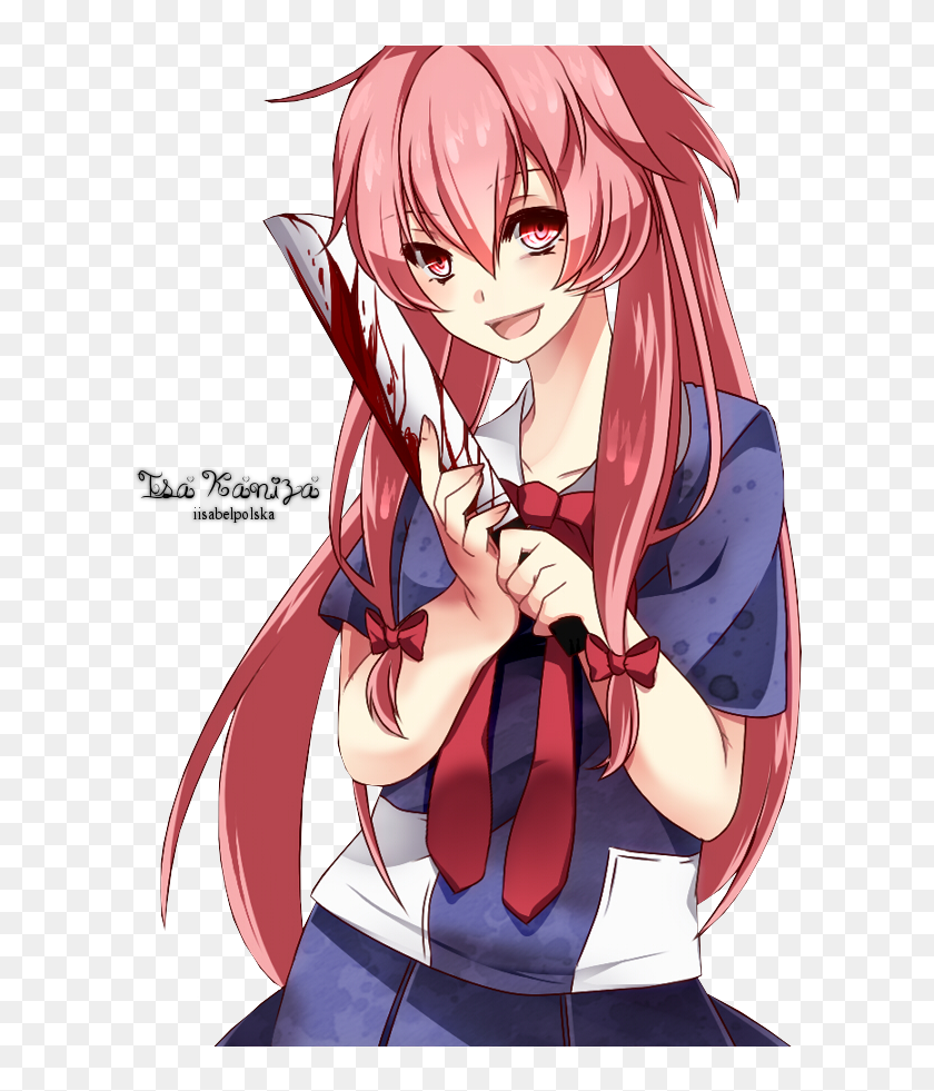 Yuno Gasai-Wiki Mirai Nikki  Yuno gasai, Mirai nikki, Yuno