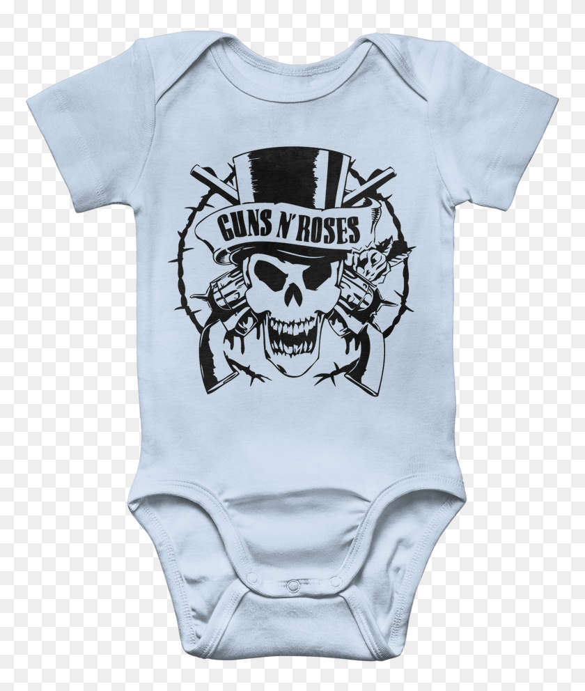 Guns N Roses 3 Classic Baby Onesie Bodysuit Guns And Roses Logo