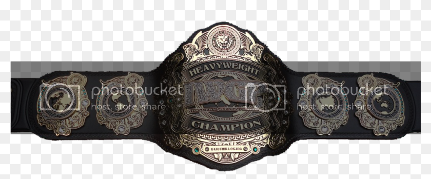 Homemade Iwgp Intercontinental Championship Iwgp World Heavyweight Championship Png Transparent Png 1024x392 Pinpng