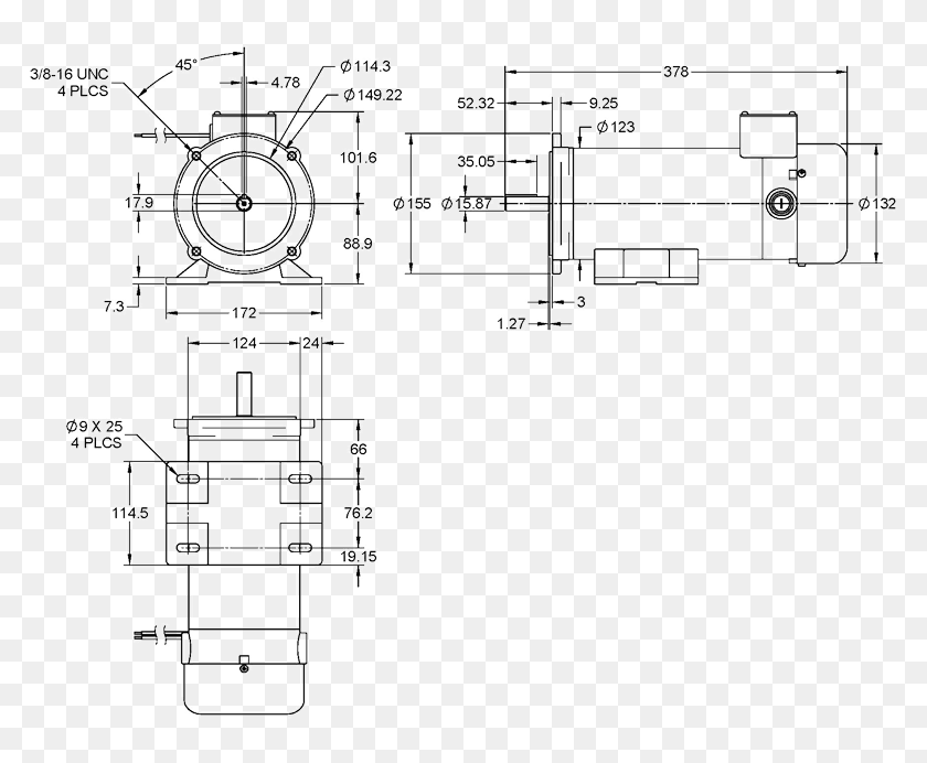 Bda 56c 100 56c Frame Motor, HD Png Download 800x627 (2468964