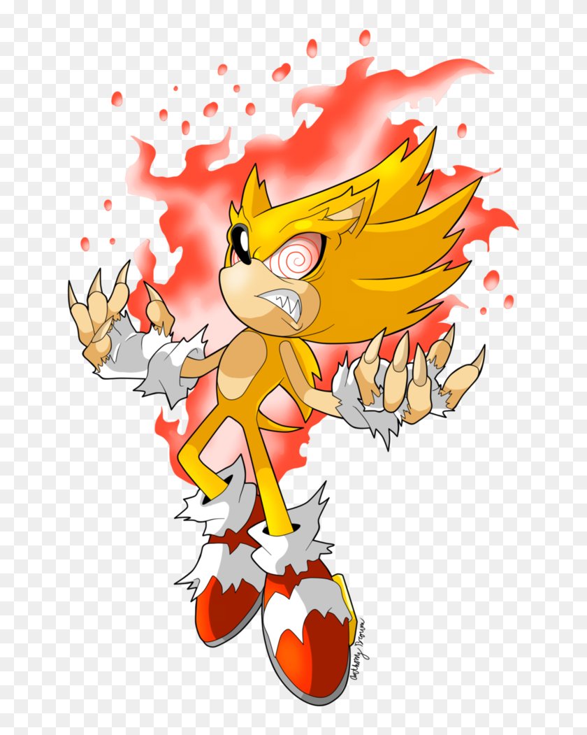 Fleetway Super Sonic png