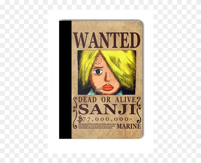 Leather Ipad Wanted Op 005 Wanted Poster Sanji One Piece Hd Png Download 600x600 Pinpng
