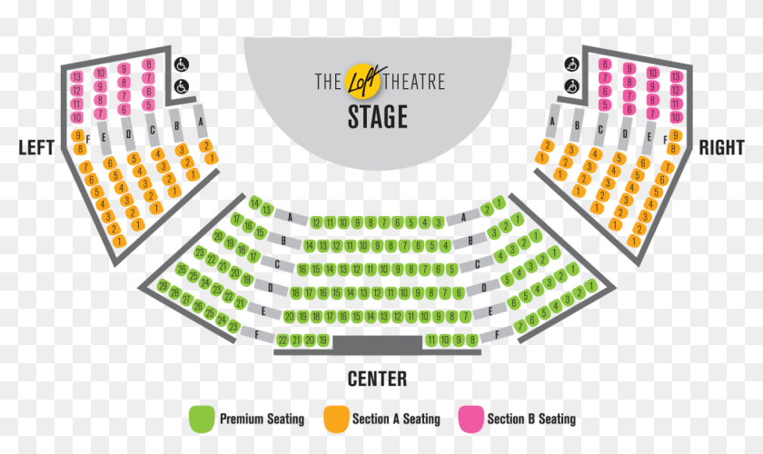 Heb Center Seating Chart