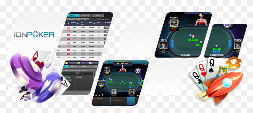 Idnpoker - Idn Poker Game Png, Transparent Png - 1022x435 ...