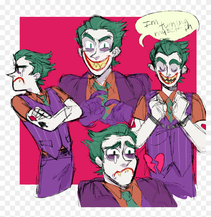 Drawn Joker Batman Joker - Joker Fanart Lego Batman, HD Png Download ...