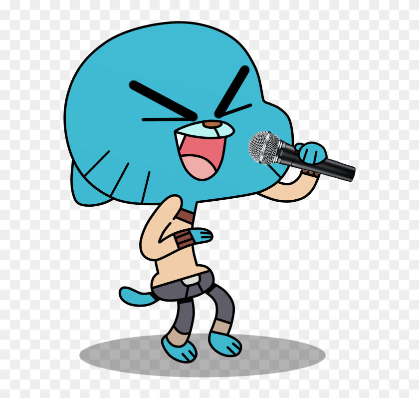 Gumball Watterson Running - Gumball Scared Png,Gumball Png - free  transparent png images 