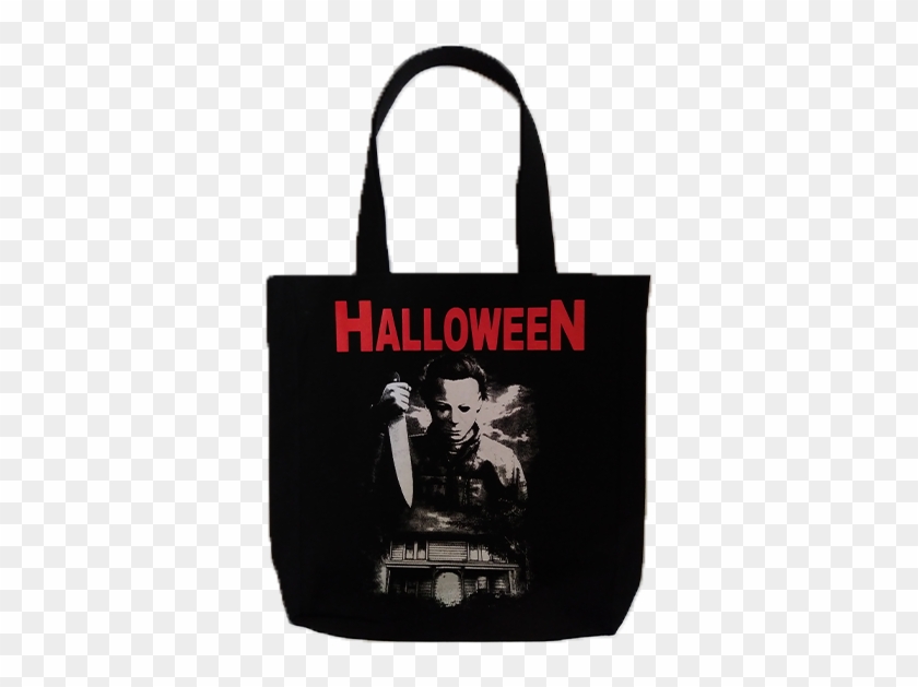 Halloween Michael Myers Holding A Knife Tote Bag - Tote Bag, HD Png ...