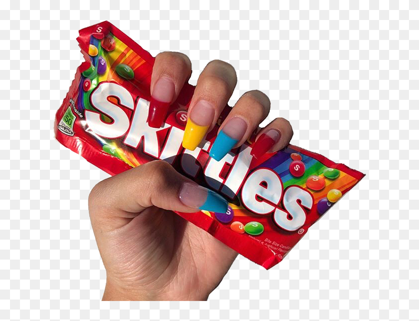 png niche skittles nails transparent nichememe