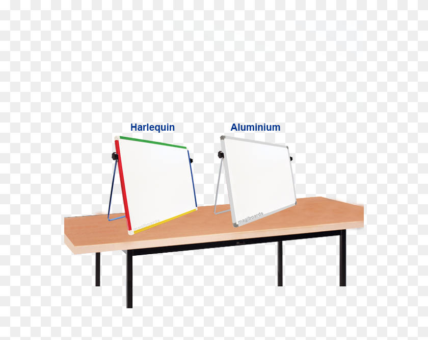 Desktop Double Sided Whiteboard On Easel Foldable