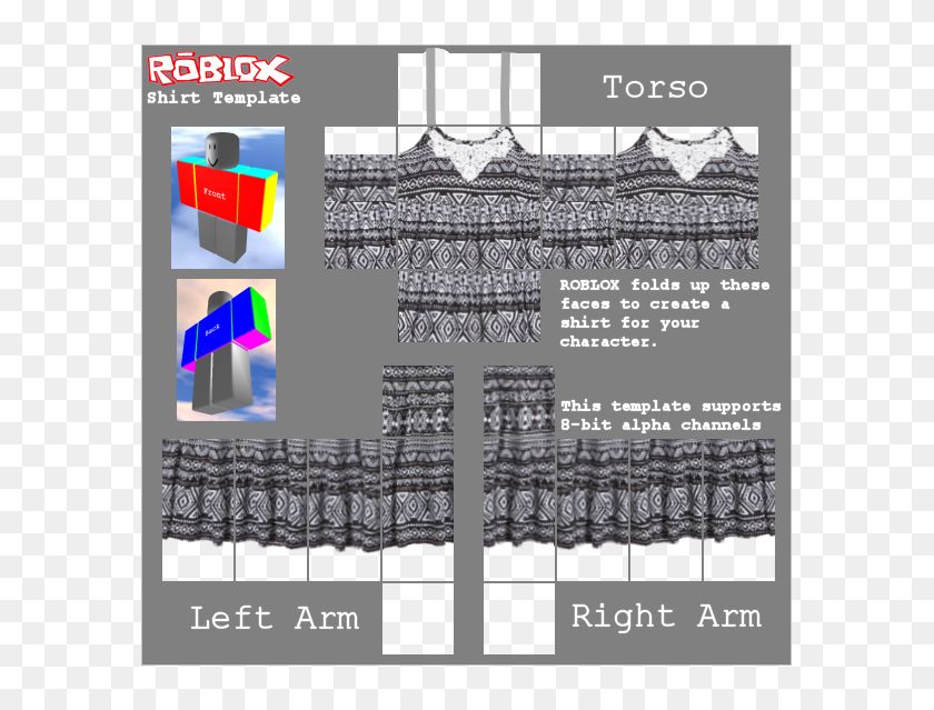Roblox Shirt Template png - Free PNG Images