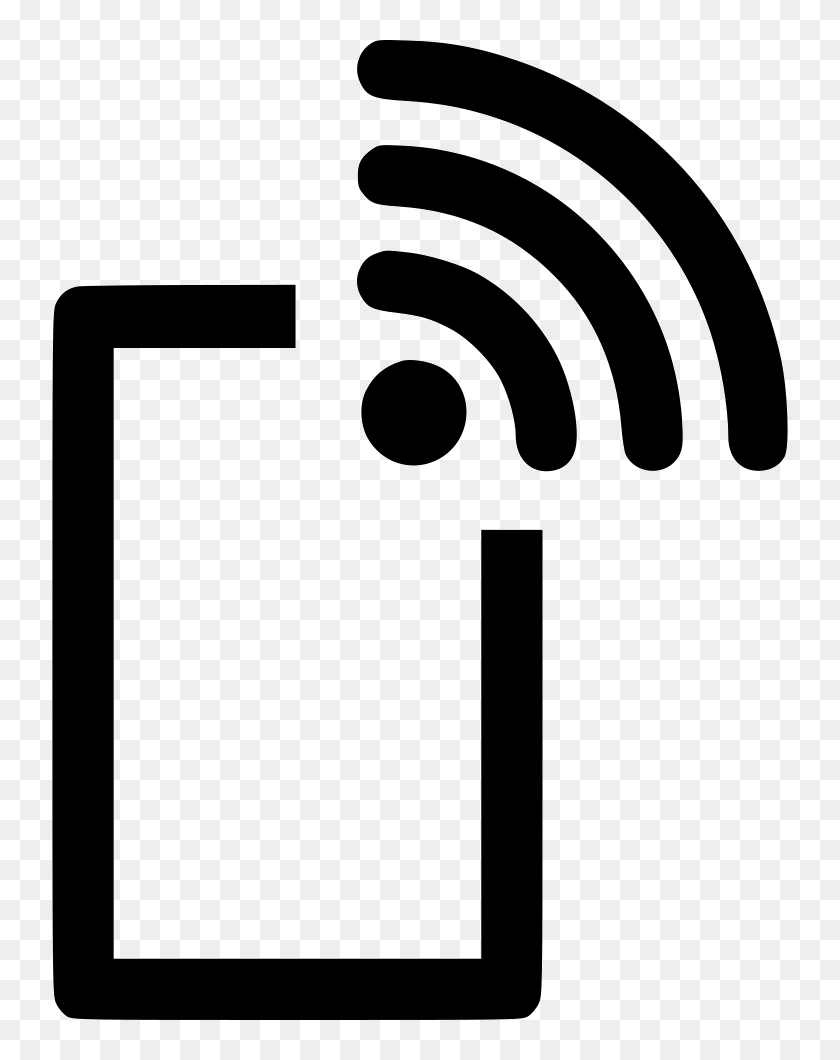 Png File Svg Mobile Hotspot Icon, Transparent Png 736x980 (2871137