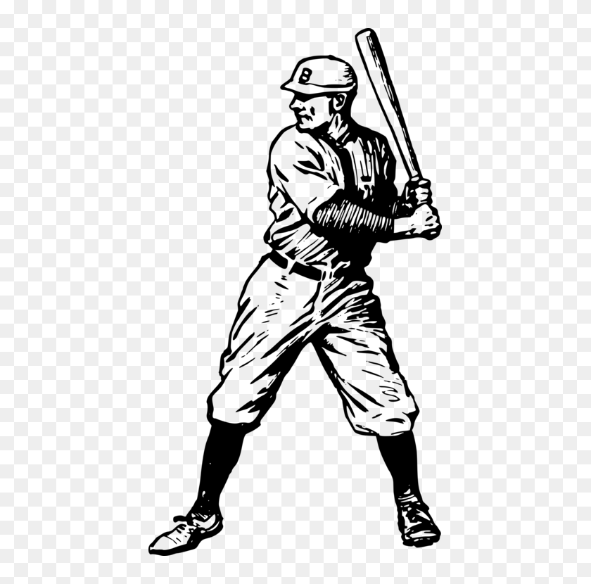 Drawing Sport Baseball Baseball Player Clipart Png, Transparent Png 417x750 (2897200) PinPng