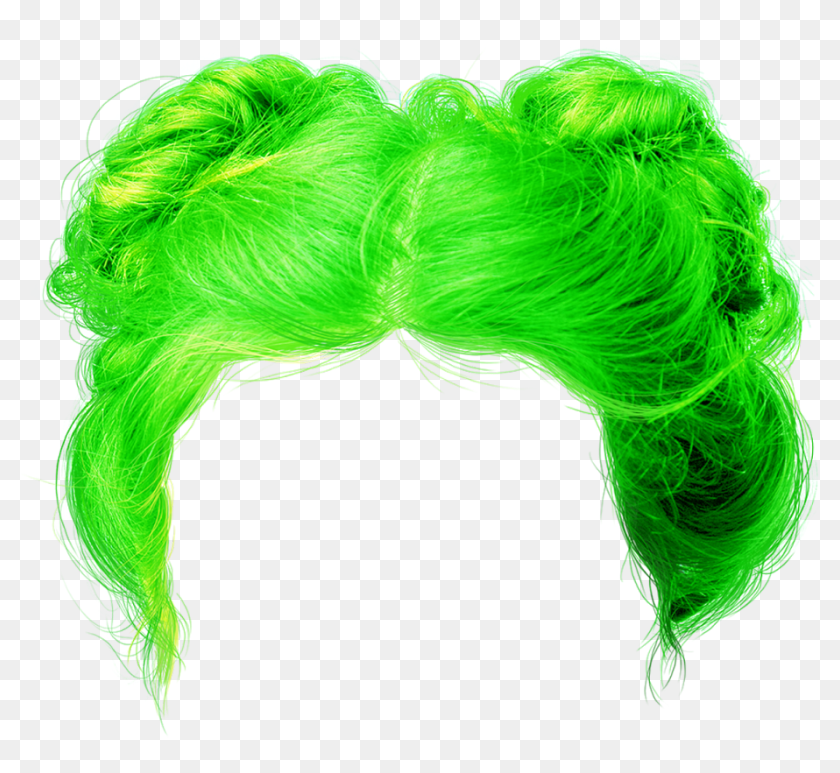 green wig