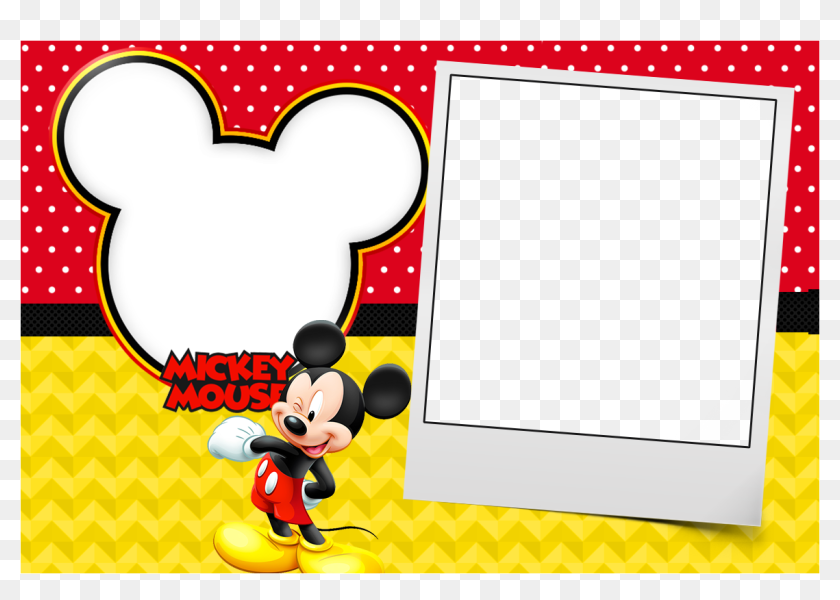 Convite Mickey Mouse Png Convite Do Mickey Transparent Png 1168x780 Pinpng
