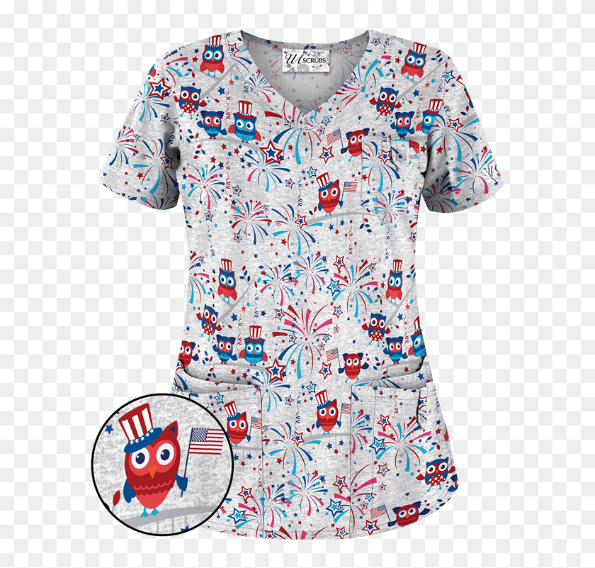 4th of july nursing scrubs