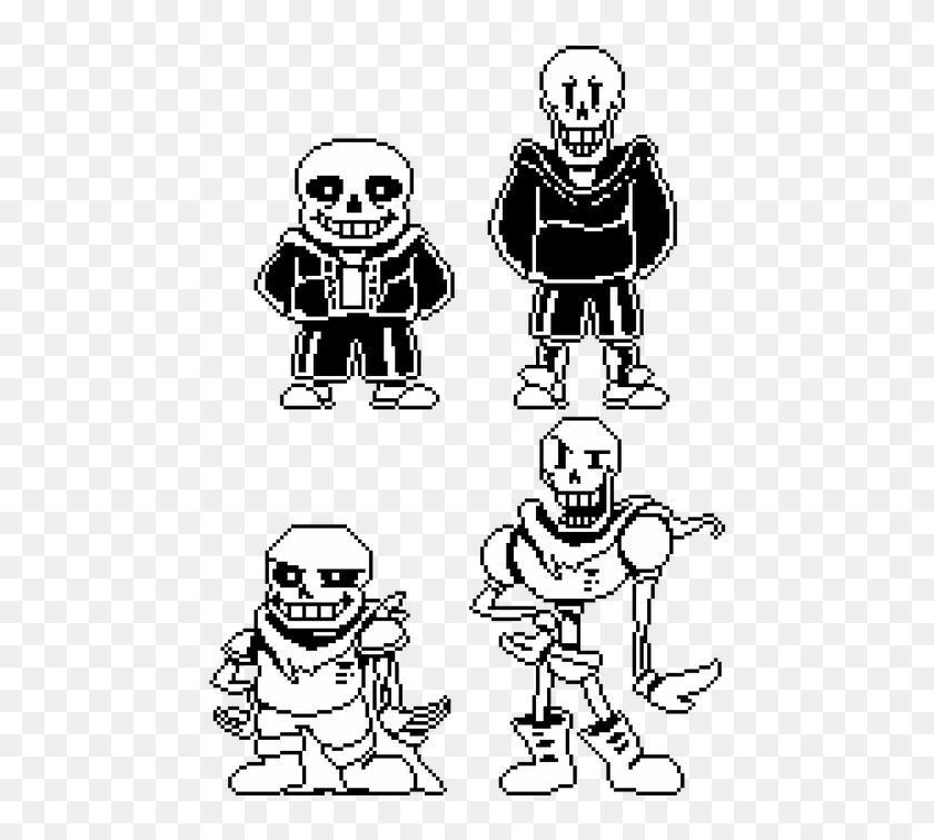 Transparent Temmie Papyrus Underswap Temmie And Sans Hd Png Download 4x4 Pinpng