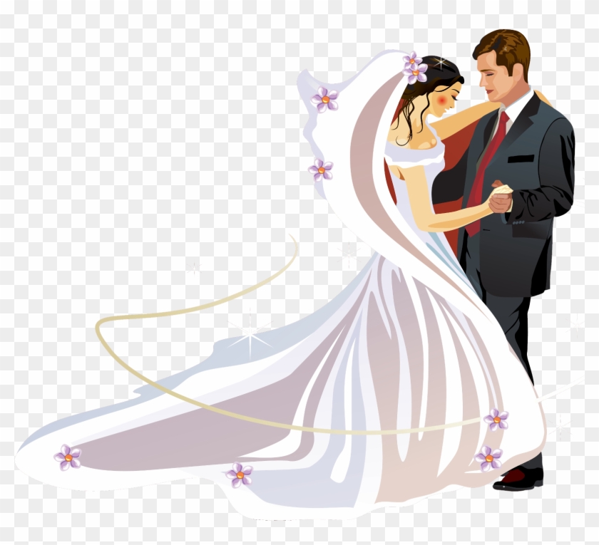 Clothing Clipart Hindu Bride And Groom Vector Png Transparent