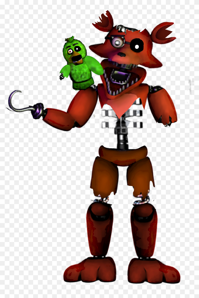 unwitheredfoxy #foxy #fnaf #fnaf2 #freetoedit - Fnaf 2 Foxy Png,  Transparent Png - 749x1334(#6853745) - PngFind