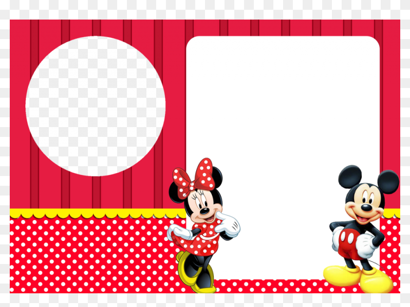 Convite Minnie Png - Invitaciones De Minnie Y Mickey Mouse Para Editar, T.....