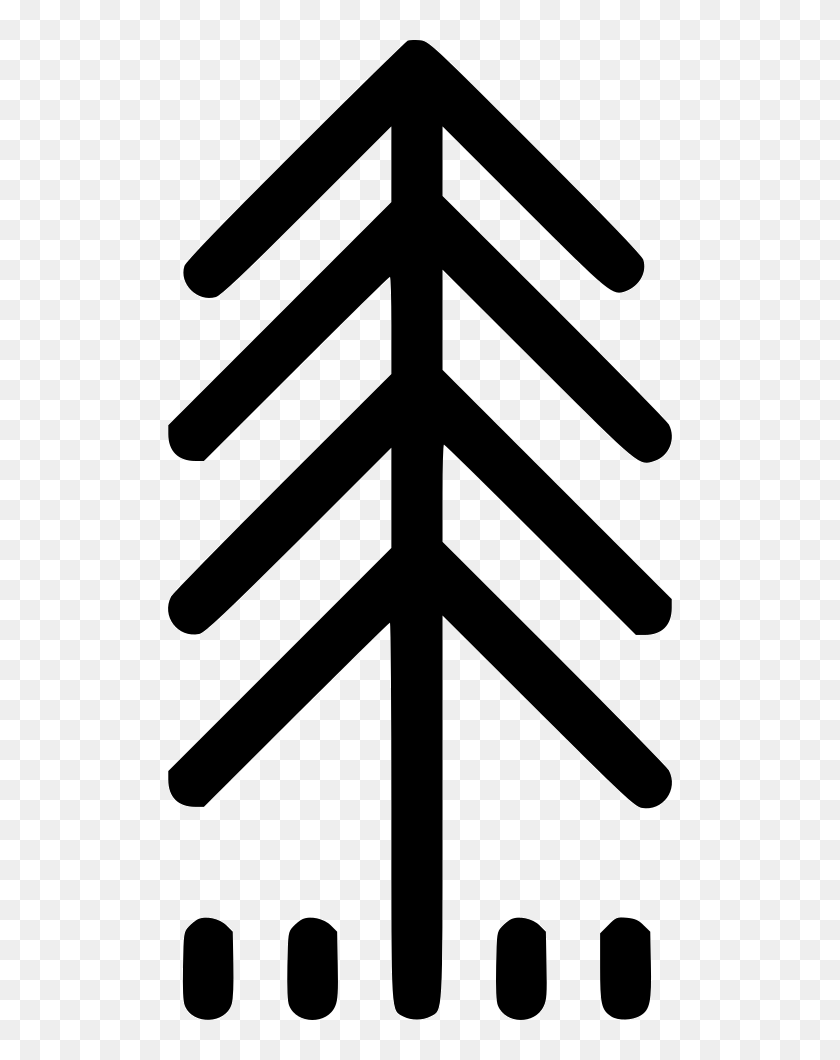 Pine Tree Comments - Pine Tree Svg, HD Png Download, png image, 504x980.