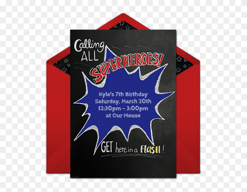 superhero chalkboard online invitation christmas card hd online chalkboard