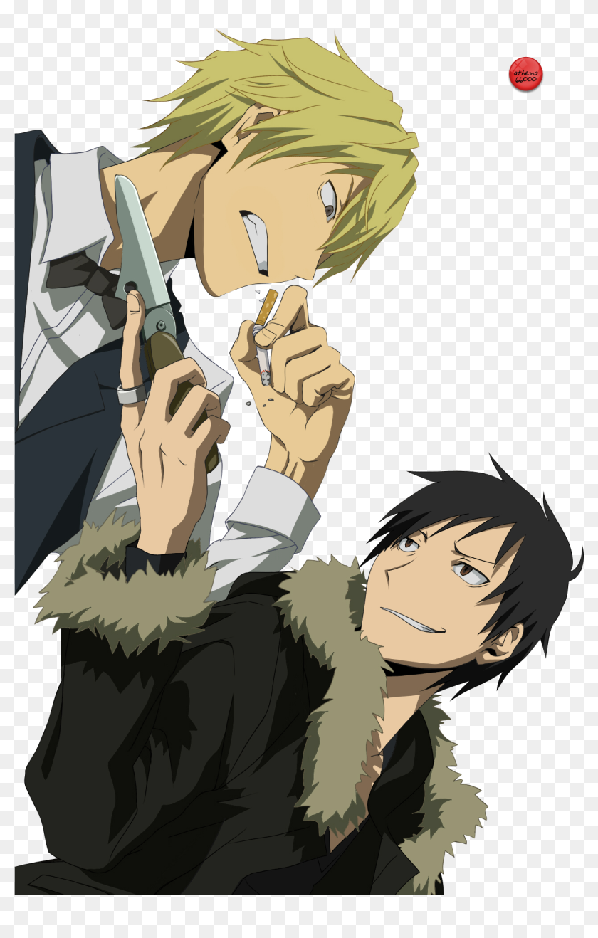 Wallpaper anime, art, guy, Durarara!!, Of Izaya Orihara images for desktop,  section сёнэн - download