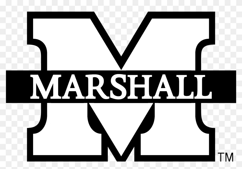 Marshall University Logo Black And White Marshall Logo Black And