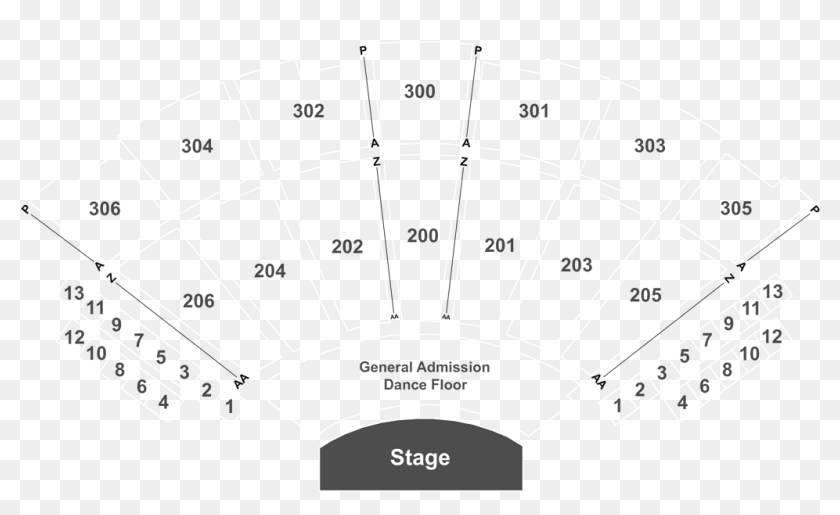 Zappos Theater Seating Chart View