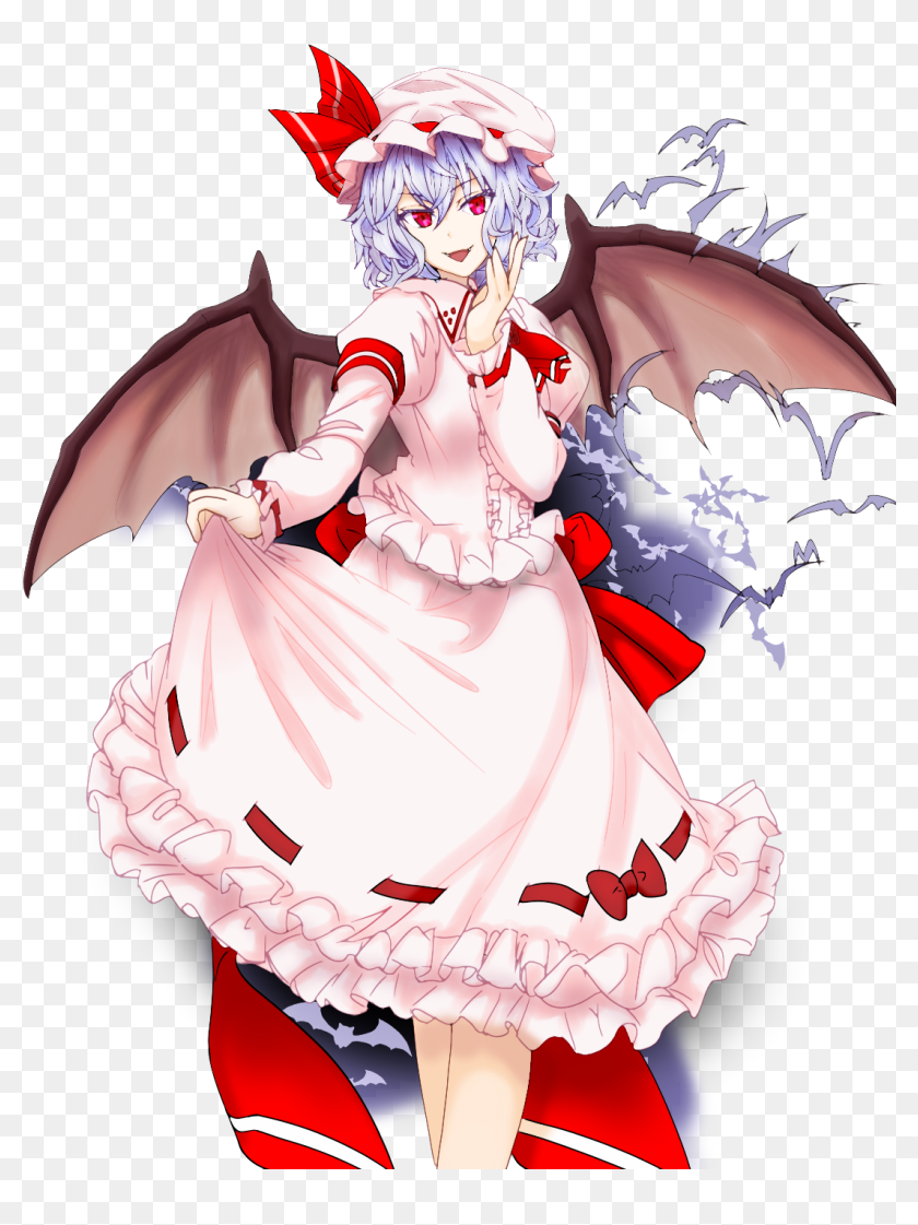 Remilia Scarletoc レミリア スカーレット イラスト Hd Png Download 1100x1600 Pinpng