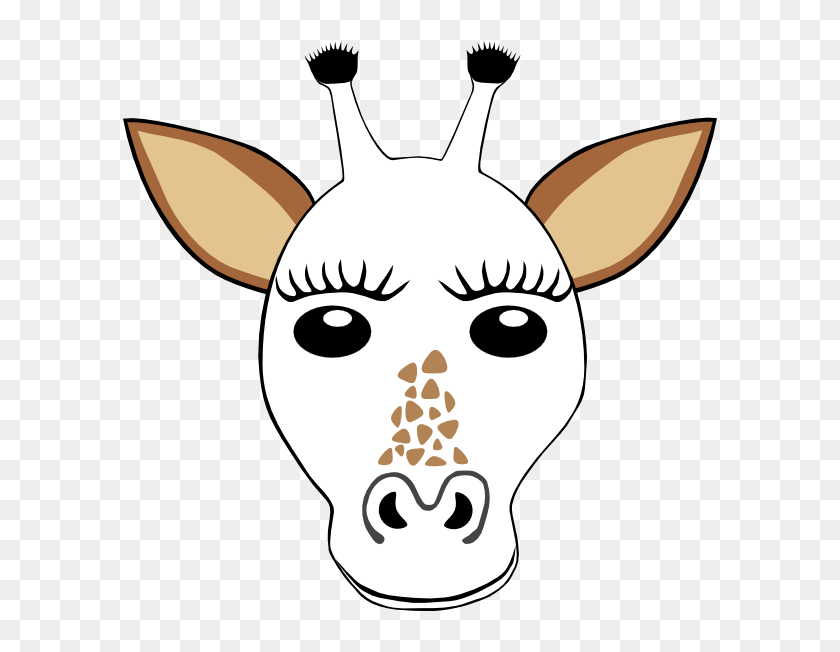 Download Giraffe Face Mask Template 223445 - Christmas Giraffe ...