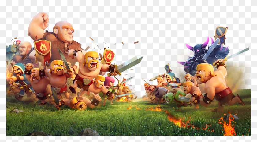 Coc Supercell Download Pc 壁紙 クラクラ Hd Png Download 1681x853 Pinpng