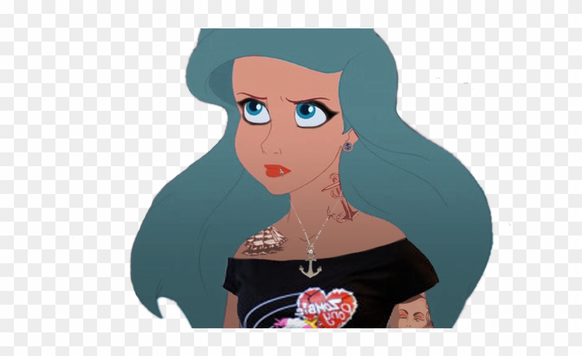 Drawn Emo Disney Princess Punk Disney Princess Png Transparent Png