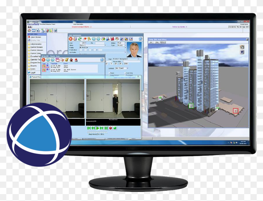 Forcefield Computer Monitor, HD Png Download 1000x703 (3518732