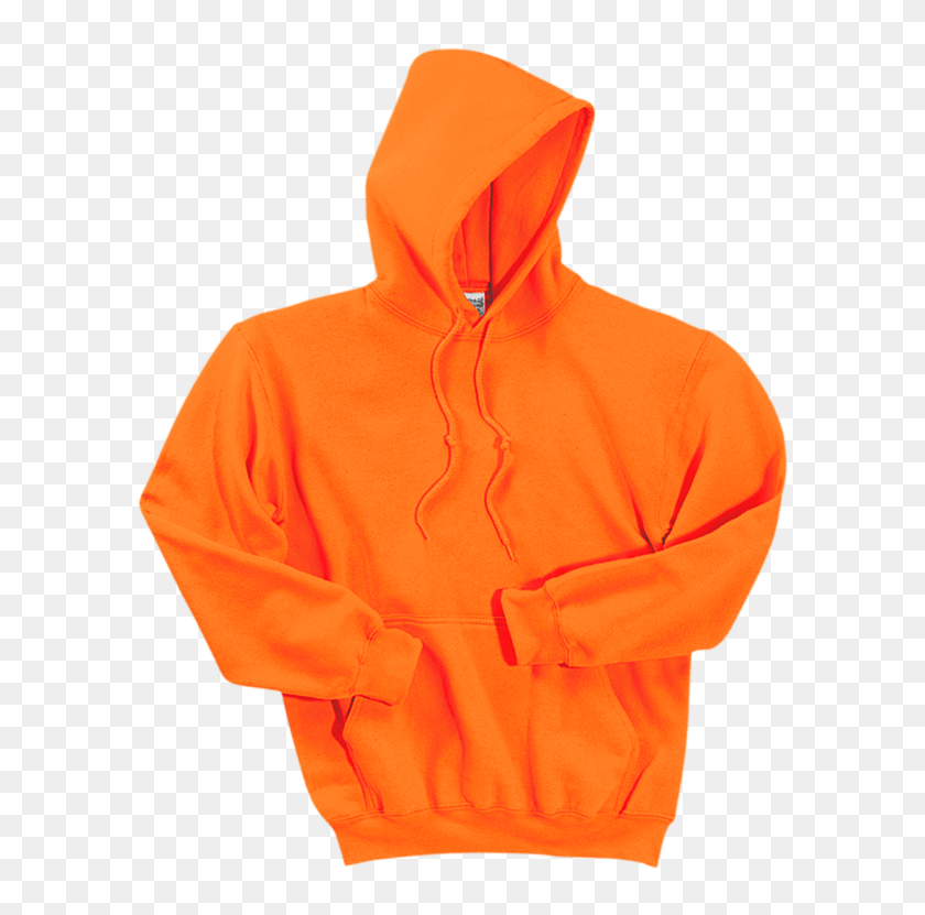 gildan orange hoodie
