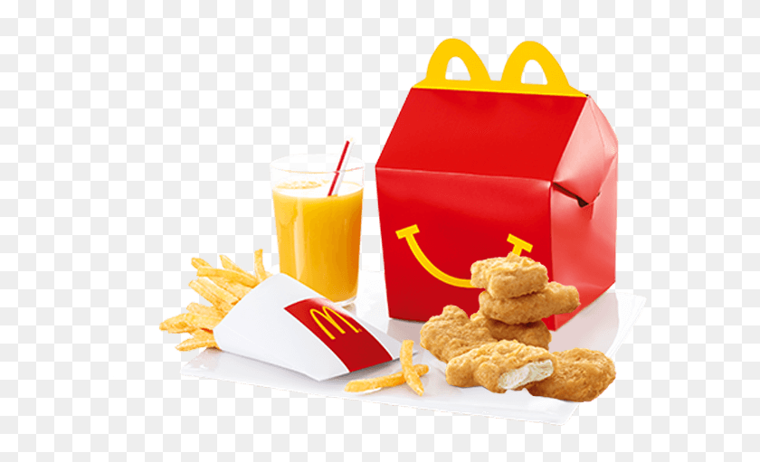 Happy Meal® Mcnuggets® 6 Pieces Mcdonalds Mcnugget Happy Meal, HD Png