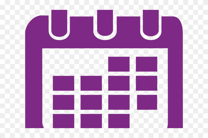 Purple Calendar Icon Transparent Background Download