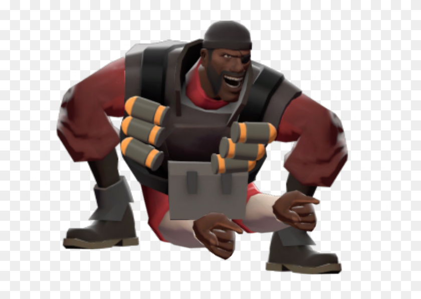 Teamwork - Tf Bot - Demoman Tf2, HD Png Download, png image, 1024x768.